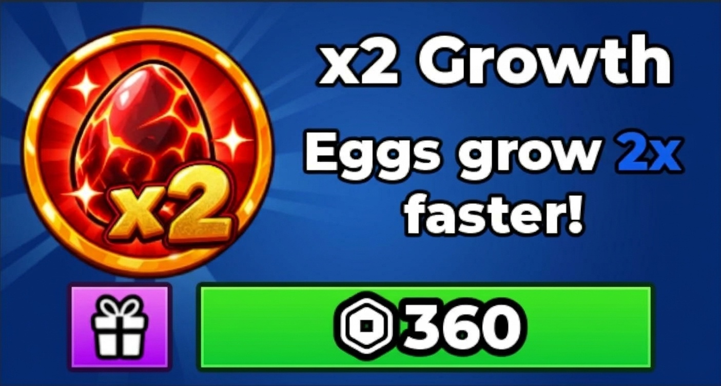 2x GROWTH / crescer ovos
